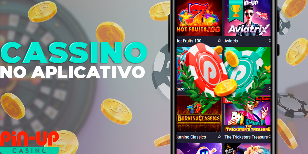 Pin Up Casino on-line em um dispositivo móvel