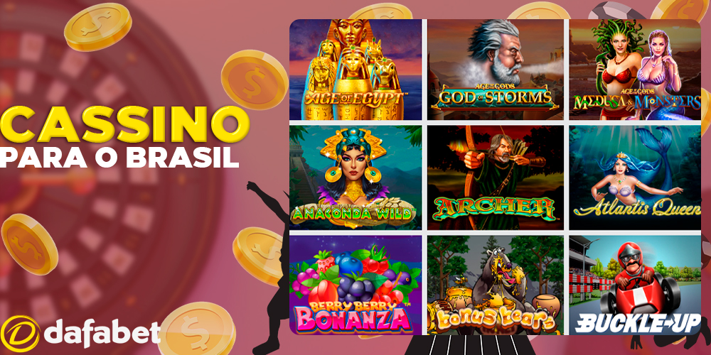 Um cassino com muitos jogos diferentes no site da Dafabet Brasil
